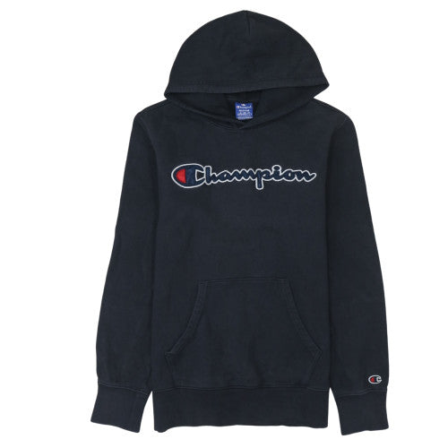 Mens UK Size M Champion Black Pullover Hoodie