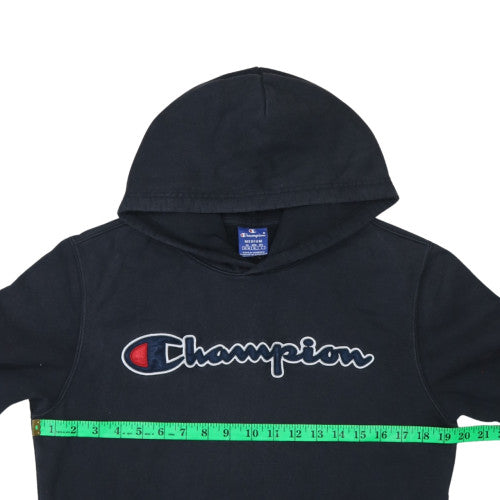 Mens UK Size M Champion Black Pullover Hoodie