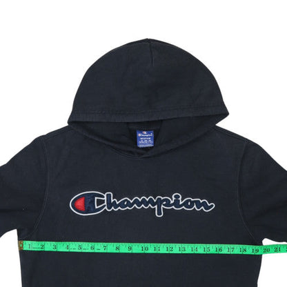 Mens UK Size M Champion Black Pullover Hoodie