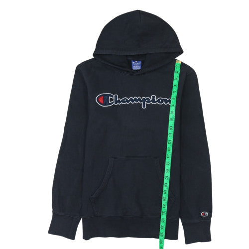 Mens UK Size M Champion Black Pullover Hoodie