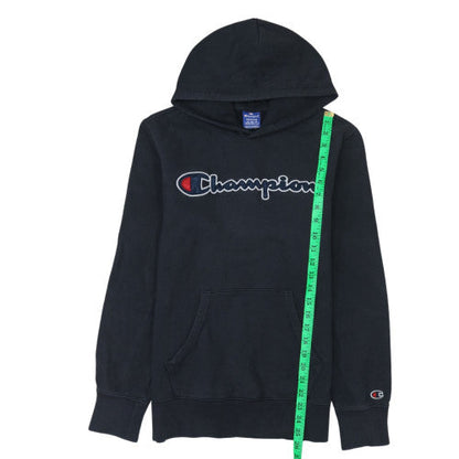 Mens UK Size M Champion Black Pullover Hoodie