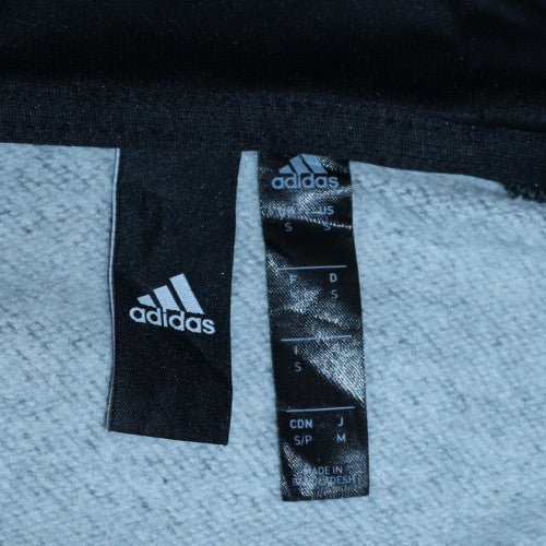 Mens UK Size S Adidas Grey Full Zip Hoodie