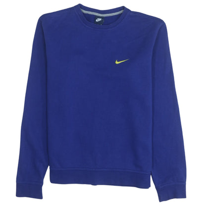 Mens UK Size M Nike Blue Pullover Sweatshirt
