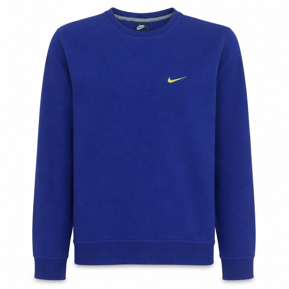 Mens UK Size M Nike Blue Pullover Sweatshirt