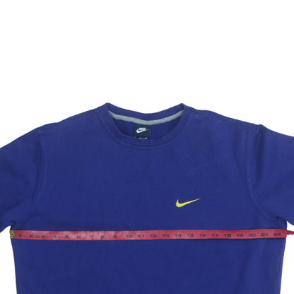 Mens UK Size M Nike Blue Pullover Sweatshirt