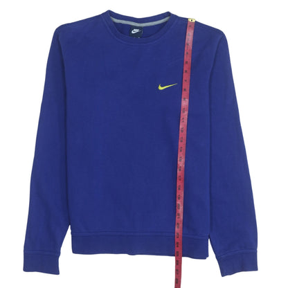 Mens UK Size M Nike Blue Pullover Sweatshirt