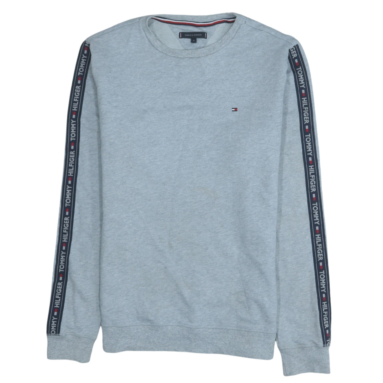 Mens UK Size XL Tommy Hilfiger Grey Pullover Sweatshirt