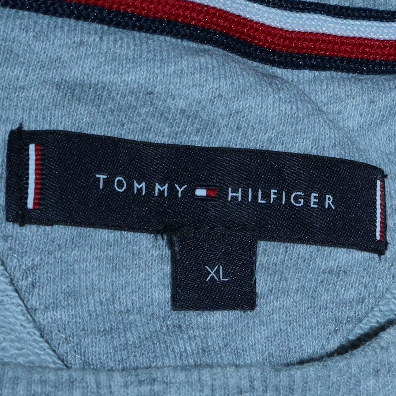 Mens UK Size XL Tommy Hilfiger Grey Pullover Sweatshirt