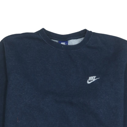 Mens UK Size L Nike Blue Pullover Sweatshirt