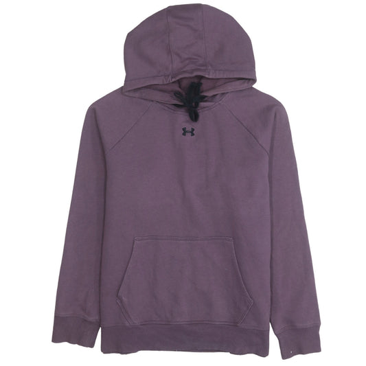 Womens UK Size XL Under Armour Purple Pullover Hoodie