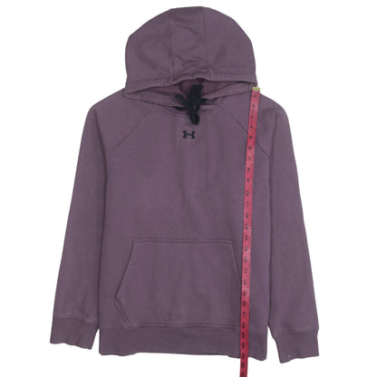 Womens UK Size XL Under Armour Purple Pullover Hoodie