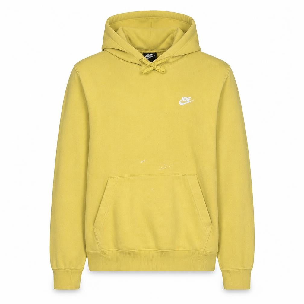 Mens UK Size M Nike Yellow Pullover Hoodie
