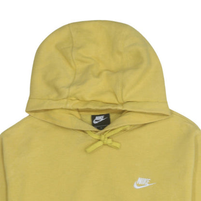 Mens UK Size M Nike Yellow Pullover Hoodie