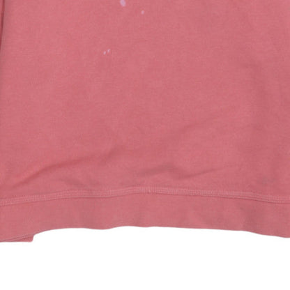 Nike Girls Pink Crew Neck Pullover Sweatshirt XL 158-170cm Cotton Blend