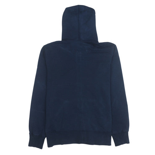 Mens UK Size L Nike Blue Full Zip Hoodie