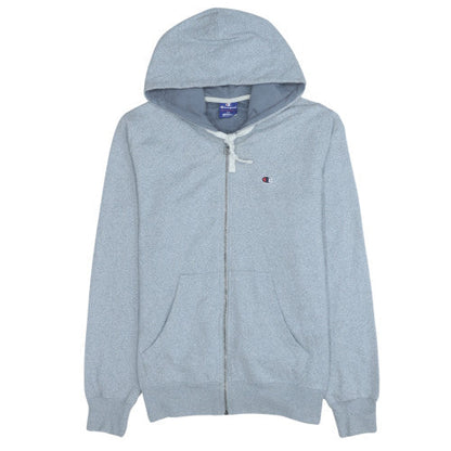 Mens UK Size M Champion Grey Full Zip Hoodie