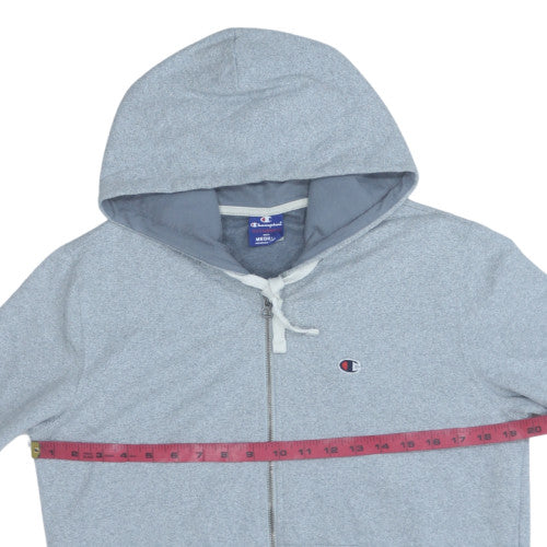 Mens UK Size M Champion Grey Full Zip Hoodie