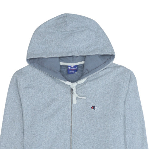 Mens UK Size M Champion Grey Full Zip Hoodie