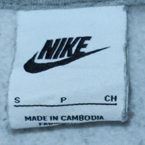 Womens UK Size S Nike Grey Pullover Hoodie