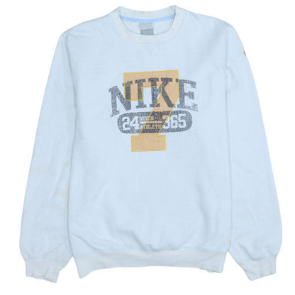 Mens UK Size M Nike Blue Pullover Sweatshirt