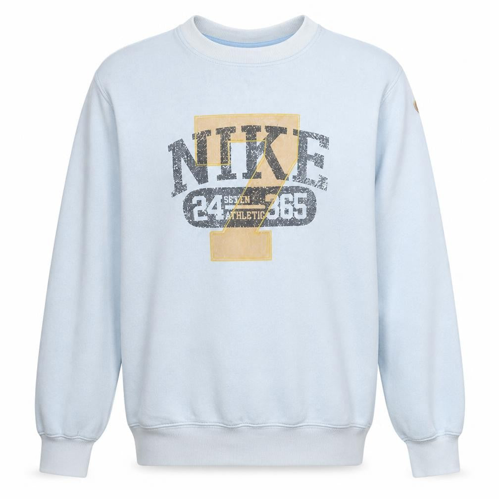 Mens UK Size M Nike Blue Pullover Sweatshirt