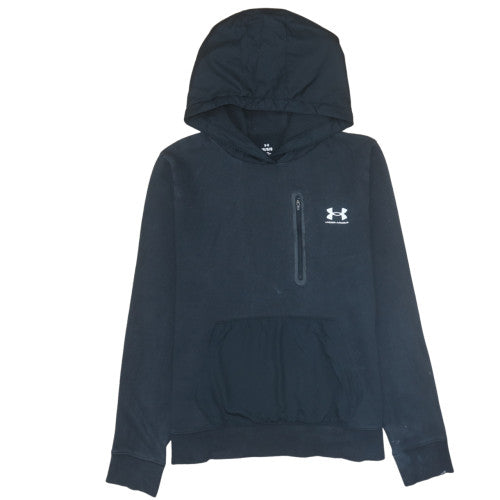 Mens UK Size L Under Armour Black Pullover Hoodie