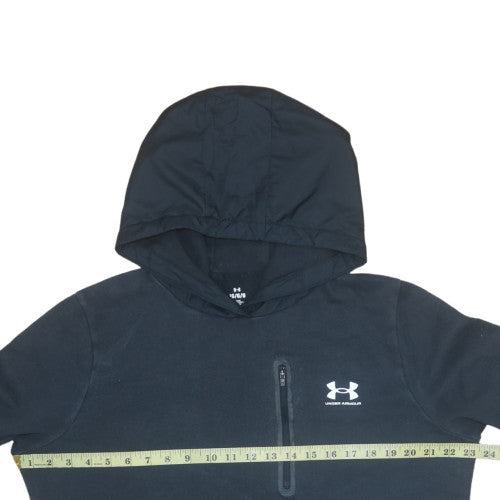 Mens UK Size L Under Armour Black Pullover Hoodie
