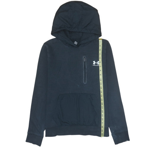 Mens UK Size L Under Armour Black Pullover Hoodie