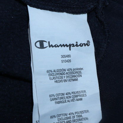 Champion Boys Black Pullover Sweatshirt 13-14 Years Crew Neck Logo Print