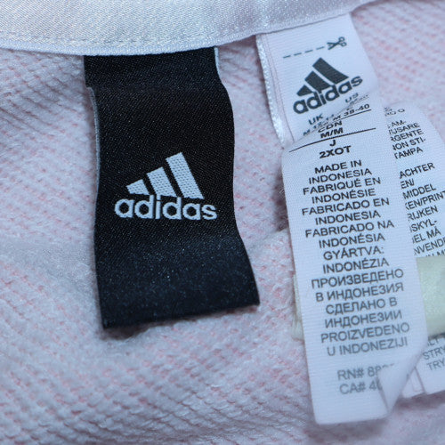 Womens UK Size M Adidas Pink Pullover Sweatshirt