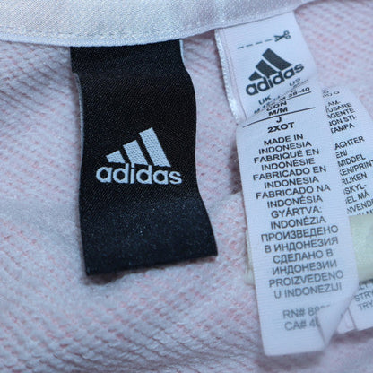 Womens UK Size M Adidas Pink Pullover Sweatshirt