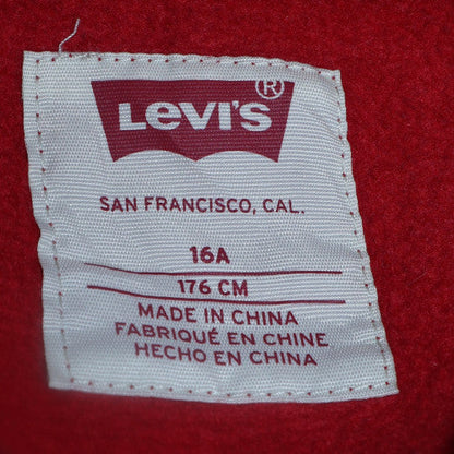 Levi's Boys Red Graphic Logo Pullover Sweatshirt 16 Years
