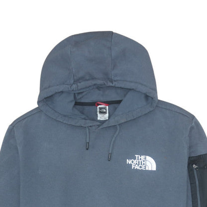 Mens UK Size XL The North Face Blue Pullover Hoodie