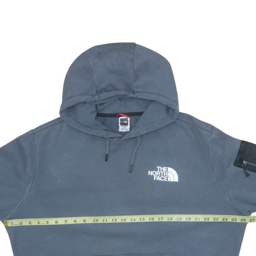 Mens UK Size XL The North Face Blue Pullover Hoodie