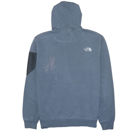 Mens UK Size XL The North Face Blue Pullover Hoodie