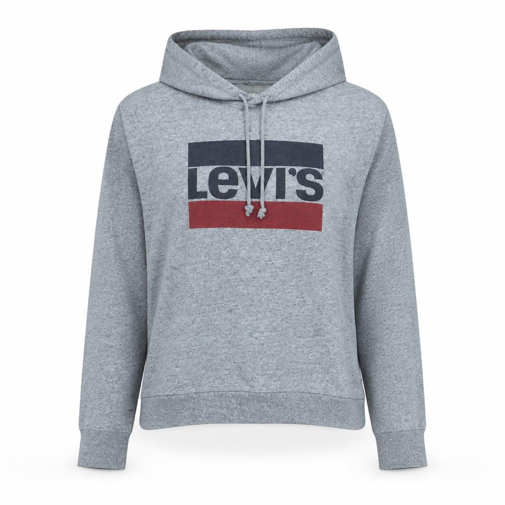 Womens UK Size S Levi's Grey Pullover Hoodie