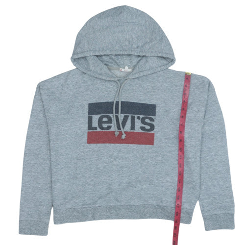 Womens UK Size S Levi's Grey Pullover Hoodie