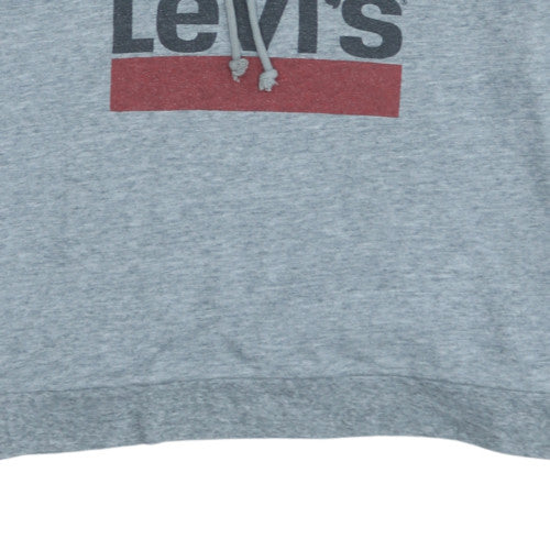 Womens UK Size S Levi's Grey Pullover Hoodie