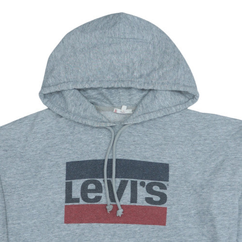 Womens UK Size S Levi's Grey Pullover Hoodie