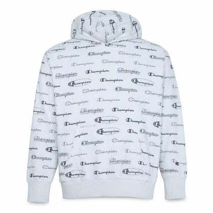 Mens UK Size M Champion White Pullover Hoodie