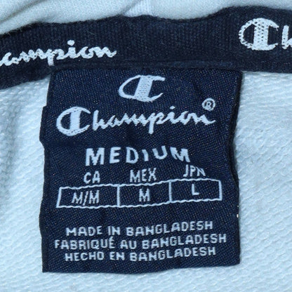 Mens UK Size M Champion White Pullover Hoodie