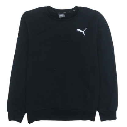 Mens UK Size L Puma Black Pullover Sweatshirt