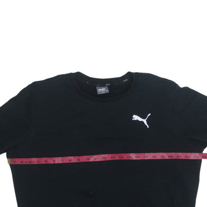 Mens UK Size L Puma Black Pullover Sweatshirt