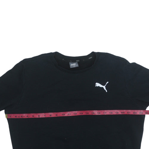 Mens UK Size L Puma Black Pullover Sweatshirt