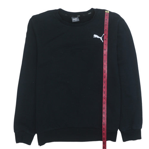 Mens UK Size L Puma Black Pullover Sweatshirt