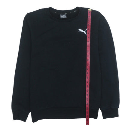 Mens UK Size L Puma Black Pullover Sweatshirt