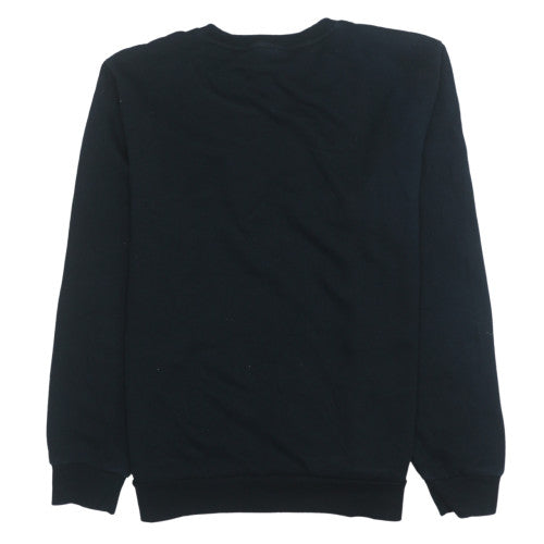 Mens UK Size L Puma Black Pullover Sweatshirt