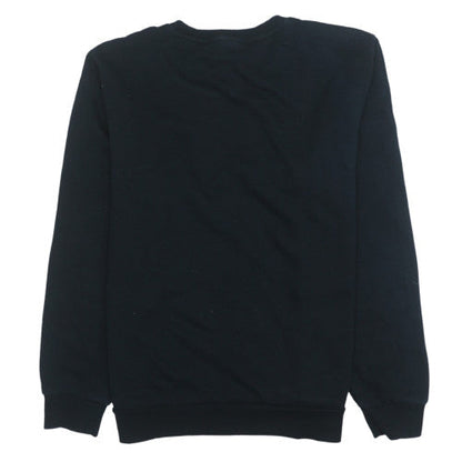 Mens UK Size L Puma Black Pullover Sweatshirt