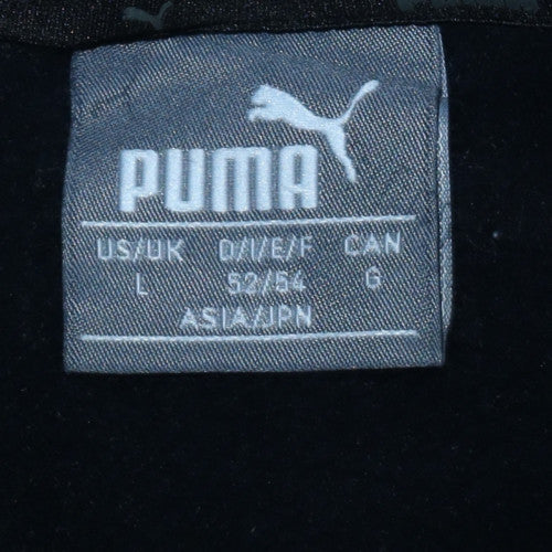 Mens UK Size L Puma Black Pullover Sweatshirt