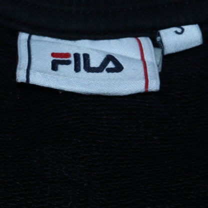 Womens UK Size S FILA Black Pullover Sweatshirt